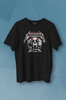 Metallica Baskılı Tişört Unisex T-shirt