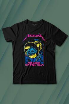 Metallica For Whom The Bell Tolls New Yeni Rock Metal Müzik Baskılı Tişört Çocuk T-shirt