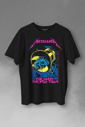 Metallica For Whom The Bell Tolls New Yeni Rock Metal Müzik Baskılı Tişört Unisex T-Shirt - Thumbnail