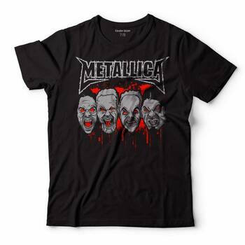 METALLICA LOGO HEAVY METAL ROCK MUSIC ÇOCUK TİŞÖRT