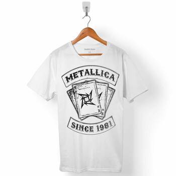 METALLICA SINCE 1981 LOGO ERKEK TİŞÖRT