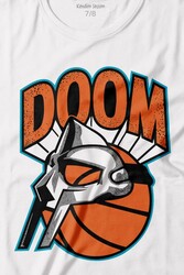 Mf Doom Basketbol Hip Hop Maske Baskılı Tişört Çocuk T-shirt - Thumbnail