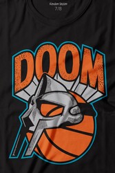 Mf Doom Basketbol Hip Hop Maske Baskılı Tişört Çocuk T-shirt - Thumbnail