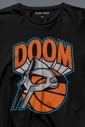 Mf Doom Basketbol Hip Hop Maske Uzun Kollu Tişört Baskılı T-Shirt - Thumbnail