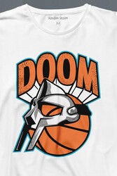 Mf Doom Basketbol Hip Hop Maske Uzun Kollu Tişört Baskılı T-Shirt - Thumbnail