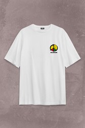 Michael Jackson Olodum They Dont Don'T Care Sırt Ön Baskılı Oversize Tişört Unisex T-Shirt - Thumbnail