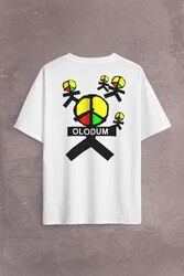 Michael Jackson Olodum They Dont Don'T Care Sırt Ön Baskılı Oversize Tişört Unisex T-Shirt - Thumbnail