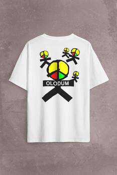 Michael Jackson Olodum They Dont Don'T Care Sırt Ön Baskılı Oversize Tişört Unisex T-Shirt