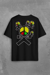 Michael Jackson Olodum They Dont Don'T Care Sırt Ön Baskılı Oversize Tişört Unisex T-Shirt - Thumbnail