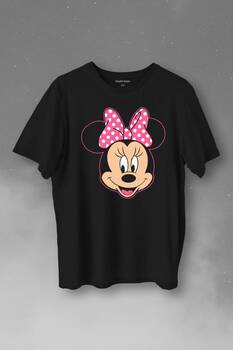 Mickey Mınnıe Mouse Çocuk Kız Baskılı Tişört Unisex T-Shirt