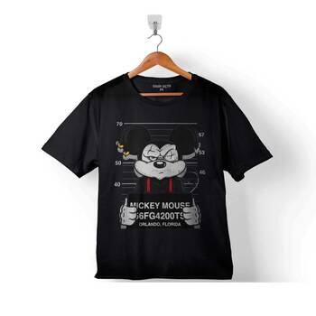 MICKEY MOUSE LOGO HAPİSHANE ÇOCUK TİŞÖRT