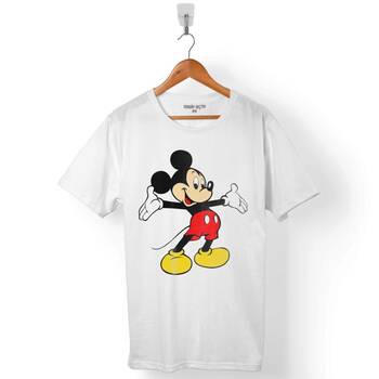 MICKEY MOUSE LOGO HAPİSHANE ERKEK TİŞÖRT