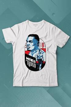 Mike Tyson Boks Box Spor Kral Ring Baskılı Tişört Çocuk T-shirt