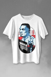 Mike Tyson Boks Box Spor Kral Ring Baskılı Tişört Unisex T-shirt - Thumbnail