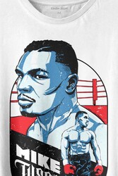 Mike Tyson Boks Box Spor Kral Ring Baskılı Tişört Unisex T-shirt - Thumbnail