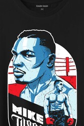 Mike Tyson Boks Box Spor Kral Ring Baskılı Tişört Unisex T-Shirt - Thumbnail