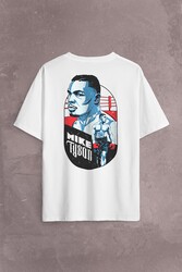 Mike Tyson Boks Box Spor Kral Ring Sırt Ön Baskılı Oversize Tişört Unisex T-Shirt - Thumbnail