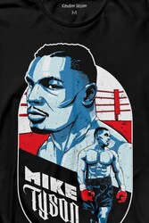 Mike Tyson Boks Box Spor Kral Ring Uzun Kollu Tişört Baskılı T-Shirt - Thumbnail