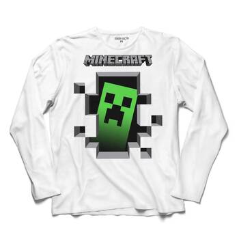 MINECRAFT CREEPER INSIDE UZUN KOLLU TİŞÖRT