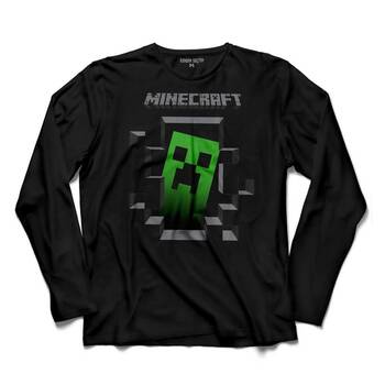 MINECRAFT CREEPER INSIDE UZUN KOLLU TİŞÖRT