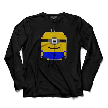 MINECRAFT MINIONS MİNYONLAR MINIONCRAFT UZUN KOLLU TİŞÖRT