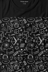 Minimal Drawing Çizim Geometrik Baskılı Tişört Çocuk T-shirt - Thumbnail