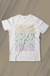 Minimal Drawing Çizim Geometrik Renk Baskılı Tişört Çocuk T-shirt - Thumbnail