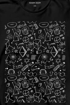 Minimal Drawing Çizim Geometrik Uzun Kollu Tişört Baskılı T-Shirt