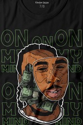 Money Aklımda On My Mid Baskılı Tişört Çocuk T-shirt - Thumbnail