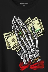 Money My Pocket Baskılı Tişört Unisex T-Shirt - Thumbnail