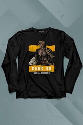 Mortal Kombat X Kung Jin Uzun Kollu Tişört Baskılı T-Shirt - Thumbnail