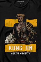 Mortal Kombat X Kung Jin Uzun Kollu Tişört Baskılı T-Shirt - Thumbnail