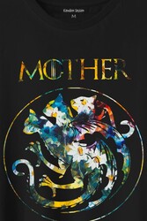 Mother Of Cats Mom Kedi Annesi Hayvansever Veteriner Mommy Baskılı Tişört Unisex T-Shirt - Thumbnail