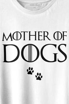 Mother Of Dog Mam Köpek Babası Hayvansever Veteriner Baskılı Tişört Unisex T-shirt