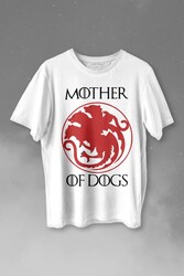 Mother Of Dogs Hayvansever Köpek Annesi Baskılı Tişört Unisex T-shirt - Thumbnail