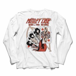 Mötley Crüe Heavy Metal Musıc Uzun Kollu Tişört Baskılı T-Shirt - Thumbnail