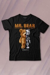 Mr Bear Robotic Ayı Urban Streetwear Sokak Baskılı Tişört Çocuk T-shirt - Thumbnail