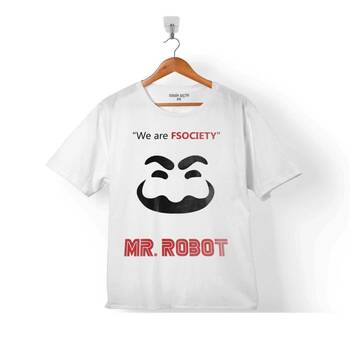 MR. MR ROBOT WHO IS FSOCIETY BEN ROBOT 2 ÇOCUK TİŞÖRT