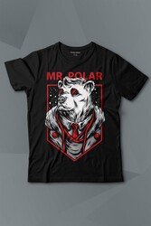 Mr Polar Kutup Ayısı Animal Baskılı Tişört Çocuk T-shirt - Thumbnail