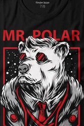 Mr Polar Kutup Ayısı Animal Baskılı Tişört Çocuk T-shirt - Thumbnail