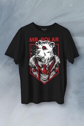 Mr Polar Kutup Ayısı Animal Baskılı Tişört Unisex T-Shirt - Thumbnail