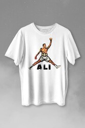 Muhammed Ali Boks Champion Boxing Baskılı Tişört Unisex T-shirt - Thumbnail