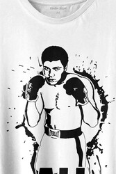 Muhammed Ali Boks Champion Boxing Baskılı Tişört Unisex T-shirt - Thumbnail