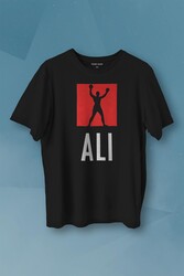 Muhammed Ali Box The skill Baskılı Tişört Unisex T-shirt - Thumbnail