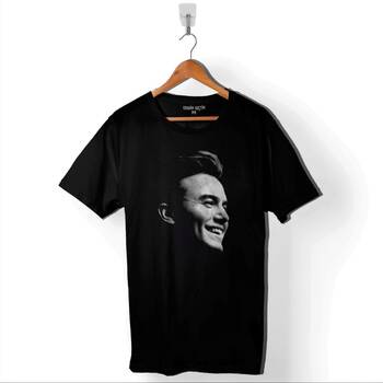 Mustafa Ceceli Sanatçı Şarkıcı Baskılı Tişört Unisex T-Shirt