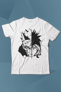 NARUTO AND SASUKE UZUMAKI UCHIHA DECAL ÇOCUK TİŞÖRT