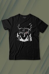 Naruto Kakashi Anime Dizi Baskılı Tişört Çocuk T-shirt - Thumbnail