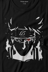 Naruto Kakashi Anime Dizi Baskılı Tişört Çocuk T-shirt - Thumbnail