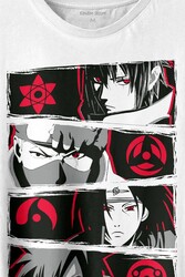 Naruto Kakashi Anime Manga Baskılı Tişört Unisex T-shirt - Thumbnail