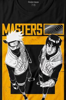 Naruto Kakashi Masters Anime Dizi Ustalar Japonca Baskılı Tişört Çocuk T-shirt